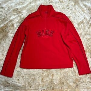 Nike red fleece women’s size large